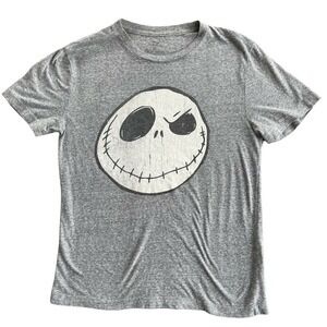 Disney The Nightmare Before Christmas Mens Gray T Shirt Size SM‎ Tim Burtons